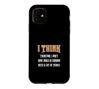 Carcasa para iPhone 11 Creo Que, por lo Tanto, no Tengo Mucho en común con...