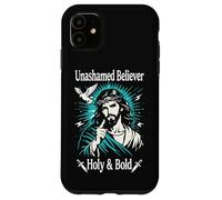 Carcasa para iPhone 11 Creyente sin vergüenza Santo Cristiano Jesús Fe Romanos 1:16