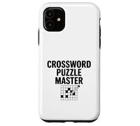 Carcasa para iPhone 11 Crucigrama Puzzle Master Gamer Divertido Juego de Palabras