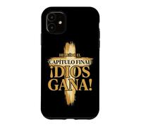 Carcasa para iPhone 11 Cruz Cristiana española Jesús Escritura Religiosa Biblia Dios