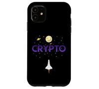Carcasa para iPhone 11 Cryptocurrency Space Rocket Crypto Go Up Only In Crypto