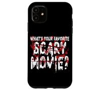 Carcasa para iPhone 11 ¿Cuál es tu película de Miedo Favorita Película de Terror Halloween