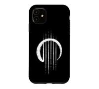 Carcasa para iPhone 11 Cuerdas de Guitarra Enso Japan Zen Circle Caligrafía