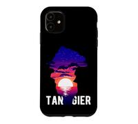 Carcasa para iPhone 11 Cueva de Hércules Tánger Ciudad Atardecer Escena Marruecos Viaje de Vacaciones