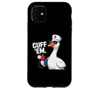 Carcasa para iPhone 11 Cuff 'Em Goose Nurse ER Enfermería