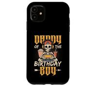 Carcasa para iPhone 11 Cumpleaños a Juego de Daddy of The Birthday Boy Skeleton Gamer