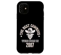 Carcasa para iPhone 11 cumpleaños del Estilo Western Cowboys were Born in 2007