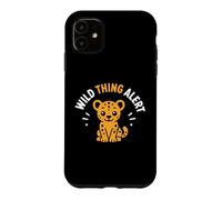 Carcasa para iPhone 11 Cute Animal Leopard Quote Funny Wild Thing Alert