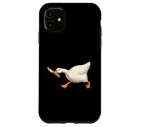 Carcasa para iPhone 11 Cute but Dangerous Duck with Knife Funny Silly Duck Meme