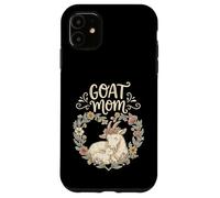 Carcasa para iPhone 11 Cute Floral Goat Mom Homestead Farmer Mother