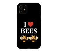Carcasa para iPhone 11 Cute Little Bee Funny Simple i Love Bees