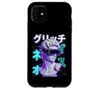 Carcasa para iPhone 11 Cyberpunk Vaporwave David VR Gafas Japonesas Glitch