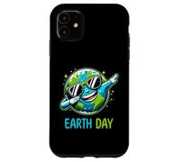 Carcasa para iPhone 11 Dabbing Día de la Tierra 2026 Niños Niñas Niños Tierra Dab