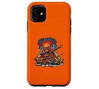 Carcasa para iPhone 11 Dabbing Volcano Geography Volcanologist Scary Dinosaur
