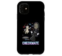Carcasa para iPhone 11 Darts Chess Match Pawn 180 King Derrota Humor