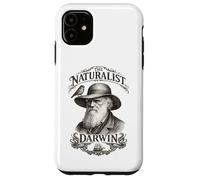 Carcasa para iPhone 11 Darwin El Naturalista Retrato Pinzón Barco Ciencia