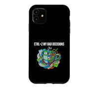 Carcasa para iPhone 11 Data Analyst Funny Ctrl Z My Bad Decisions