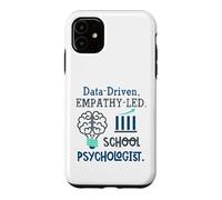 Carcasa para iPhone 11 Data-Driven Empathy-Led School Psychologist Brain Graphic
