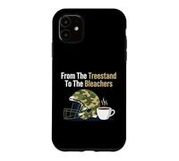 Carcasa para iPhone 11 De The Treestand a The Bleachers Sports Hunting Dad