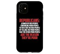 Carcasa para iPhone 11 Definición Anti republicanos - Demócrata Liberal