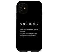 Carcasa para iPhone 11 Definición de sociología - Explicación sarcástica Divertida