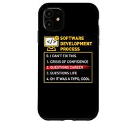 Carcasa para iPhone 11 Desarrollo de Software Ingeniero de Procesos Desarrollador Coder Geek