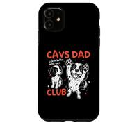 Carcasa para iPhone 11 Día del Padre de los Cavs Dad Club King Charles Cavalier Dog Dad Man