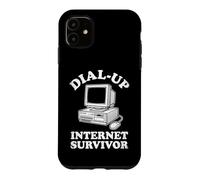 Carcasa para iPhone 11 Dial-Up Internet Survivor - Novedad sarcástica Divertida