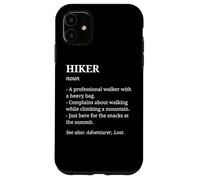 Carcasa para iPhone 11 Diccionario Profesional Walker Definición Senderismo Humor
