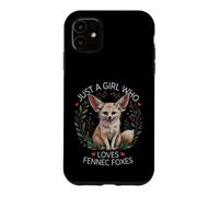 Carcasa para iPhone 11 Dicho Divertido Que Solo Chica ama a los Zorros Fennec