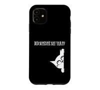 Carcasa para iPhone 11 Did Someone Say Yarn Funny Cat Lover Knitting Crochet Hobby