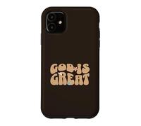 Carcasa para iPhone 11 Dios Es Grande Iglesia Fe Biblia Mujeres Cristianas