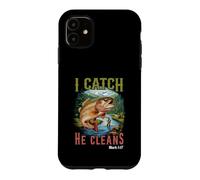 Carcasa para iPhone 11 Dios Hizo un Pescador de Hombres I Catch he Clean Aventura Pesca