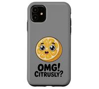 Carcasa para iPhone 11 Dios mío, Gracioso Juego de Palabras con limón y cítricos, Linda Fruta Kawaii