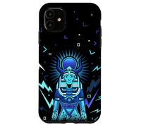 Carcasa para iPhone 11 Diosa Hathor Los Años 80 Antiguo Egipto Mística Egipcio