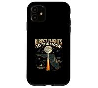 Carcasa para iPhone 11 Direct Flights to The Moon Florida Space Coast Retro