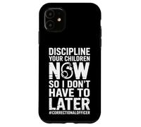 Carcasa para iPhone 11 Disciplina Divertida Que Sus Hijos Dicen Oficial correccional