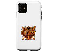 Carcasa para iPhone 11 Diseñado para durar más Que el Atrevido diseño de motivación de Resistencia
