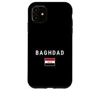 Carcasa para iPhone 11 Diseño de Bandera de Irak, hogar de IRQ Bagdad, Orgullo iraquí, Amo a Irak