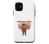 Carcasa para iPhone 11 Diseño de Conciencia Mental Atrapado en mi Cabeza Pensando Demasiado