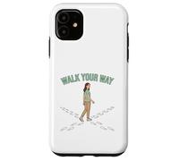 Carcasa para iPhone 11 Diseño de motivación de Camino Personal Walk Your Way