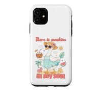 Carcasa para iPhone 11 Diseño de Pato con Texto en inglés There is Sunshine in My Soul