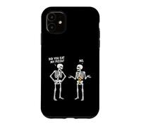 Carcasa para iPhone 11 Diseño Divertido y Bonito de Did You Eat My Pizza Skeleton
