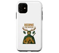 Carcasa para iPhone 11 Diseño folclórico de Herne The Hunter English Woodland Spirit