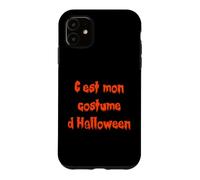 Carcasa para iPhone 11 Disfraz de Cest Mon d Halloween francés Humor de Halloween
