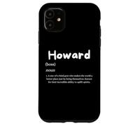 Carcasa para iPhone 11 Disfraz Personalizado Personalizado de Howard Definition para Howards