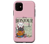 Carcasa para iPhone 11 Disney The Aristocats Marie Toulouse & Berlioz Bonjour