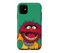 Carcasa para iPhone 11 Disney The Muppets Animal Electric Mayhem Big Face Green