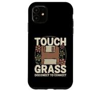 Carcasa para iPhone 11 Disquete Retro Touch Grass Disconnect para conectar