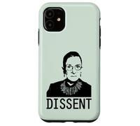Carcasa para iPhone 11 Dissent Ruth Bader Ginsburg RBG Icono Feminista Memes